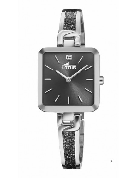 Reloj Lotus 18725/4 sra. acer. esf. negra