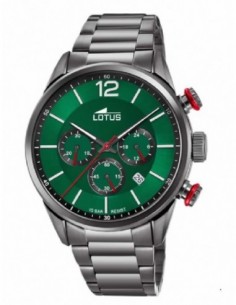 Reloj Lotus 18686/4 cab. crono ace. esf. verde
