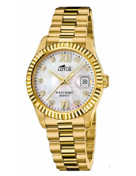 Reloj Lotus sra. 18932/1 acer. chap. esf. nacar
