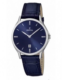 Reloj Festina F16745/3 cab. acer. corr. esf. azos.
