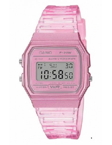 Reloj Casio  F-91WS-4EF rosa