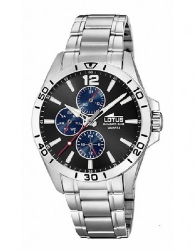 Reloj Lotus cab. 18812/2 multif. acer. esf. gr.az
