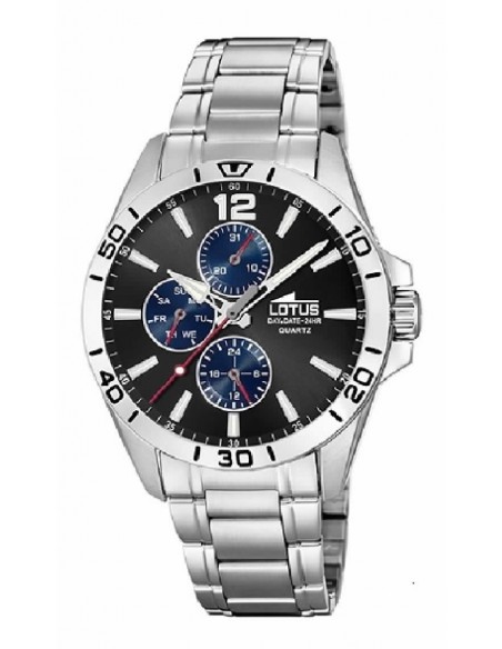Reloj Lotus cab. 18812/2 multif. acer. esf. gr.az