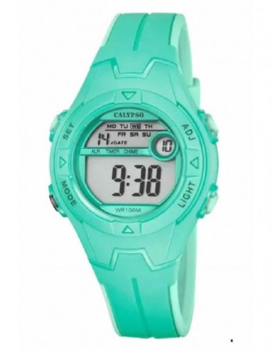 Reloj Calypso K5849/3 dig. verde claro