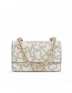 Bandolera Tous 2002128601 solapa Kaos Icon Beige