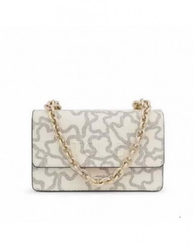 Bandolera Tous 2002128601 solapa Kaos Icon Beige