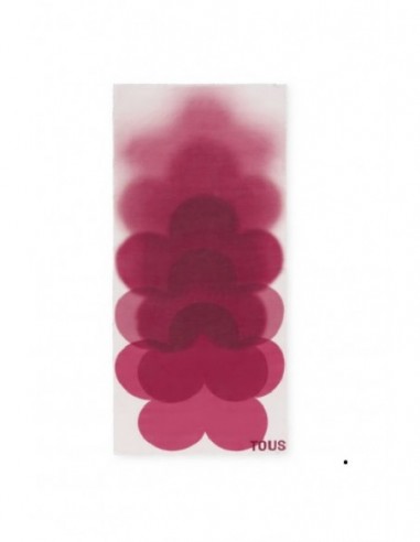 Foulard Tous 2002135525 Blurry Flower Fucsia