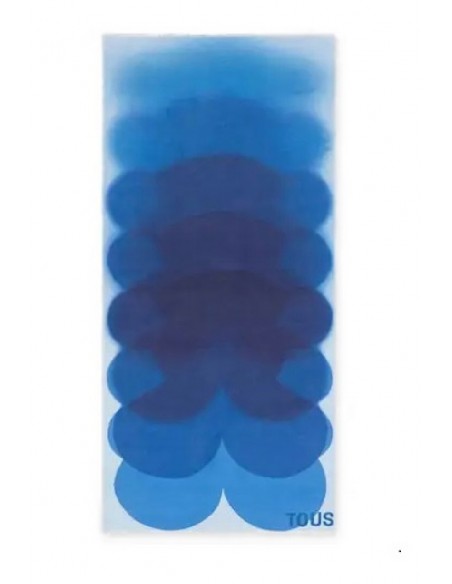 Foulard Tous 2002135433 Blurry Bear azul