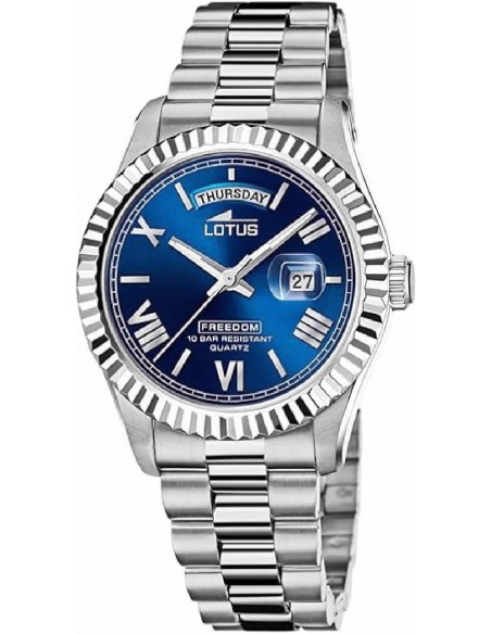 Reloj Lotus cab. 18854/2 acer. esf. azul