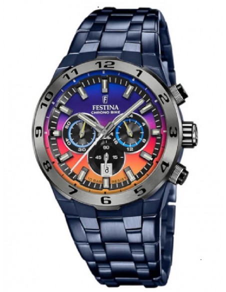 Reloj Festina cab. F20709/1 crono. acer. esf. multi.