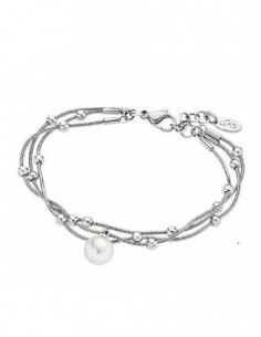 Pulsera Lotus Style LS1851-2/1 sra. acero. perla