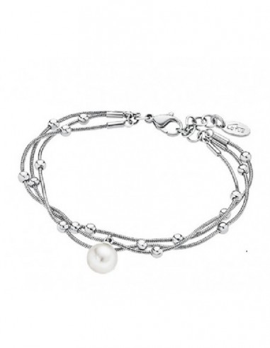 Pulsera Lotus Style LS1851-2/1 sra. acero. perla