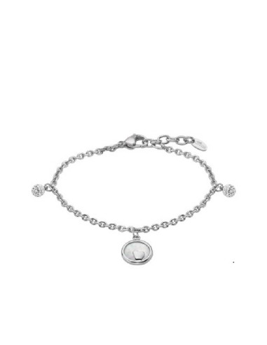 Pulsera Lotus Style LS1858-2/1 sra. acero. blanco con nacar.