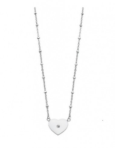 Collar Lotus Style LS2033-1/1 sra. acero. corazon