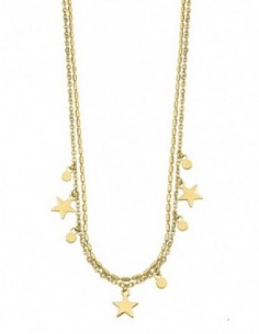 Collar Lotus Style LS2315-1/2 sra. acero chapado.