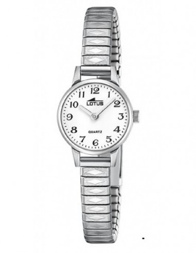 Reloj Lotus sra. 18962/1 acer. esf. blanca