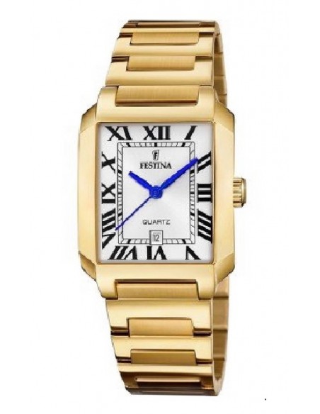 Reloj Festina F20680/1 sra. acer. chapado  esf. plata
