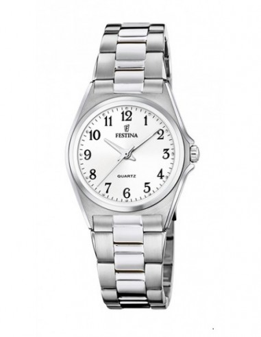 Reloj Festina F20553/1 sra. acer. esf. blanca