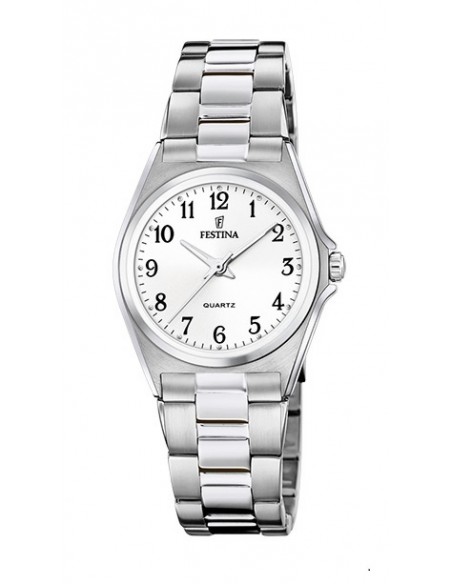 Reloj Festina F20553/1 sra. acer. esf. blanca