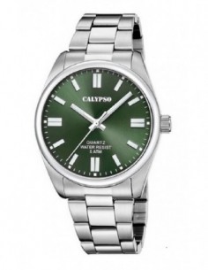 Reloj Calypso K5862/5 cab. ace. esf. verde