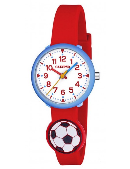 Reloj Calypso K5845/4 niño ace. corr esf. bl.az. balon