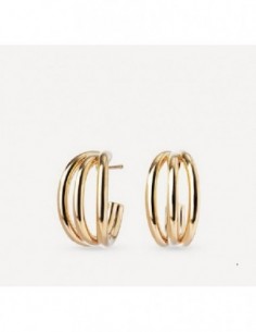 Pendientes Vidal&Vidal G3785 chapados, cierre presion mod. Carmen