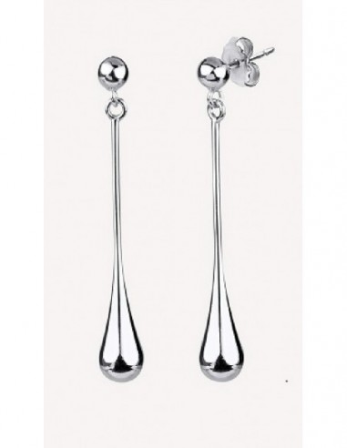 Pendientes Vidal&Vidal Q2196D largos gotas, cierre presion