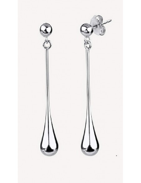 Pendientes Vidal&Vidal Q2196D largos gotas, cierre presion