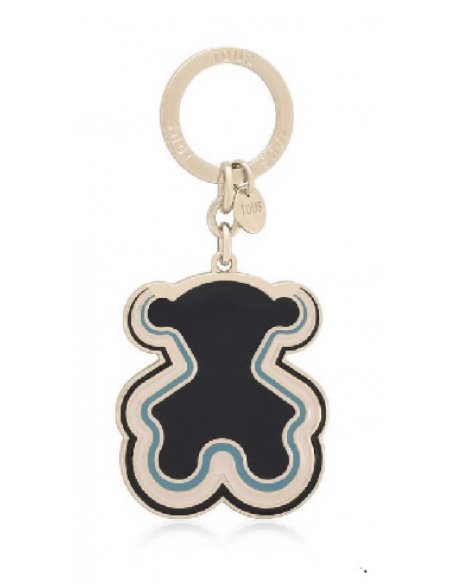 Llavero Tous 2002307333 Bear Waves Azul oscuro dorado