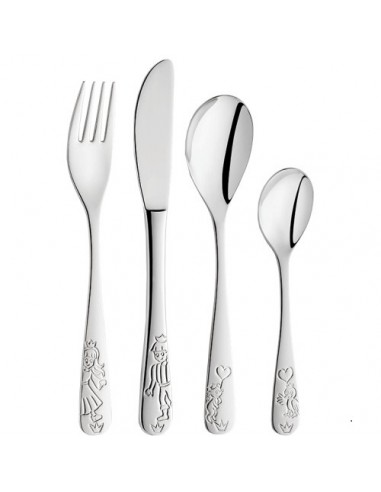 Cubiertos Acero princesas 09660