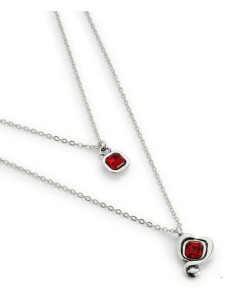 Collar Uno de 50 COL2002ROJMTL0U