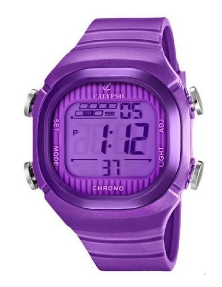 Reloj Calypso sra. K5581/6 digi. cor. esf. lila