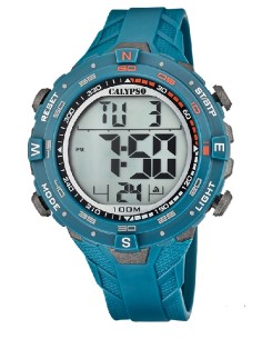 Reloj Calypso K5838/2 cab. digi. cor. esf. gris azul