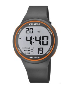 Reloj Calypso K5795/4 cab. digi. corr. esf. gris
