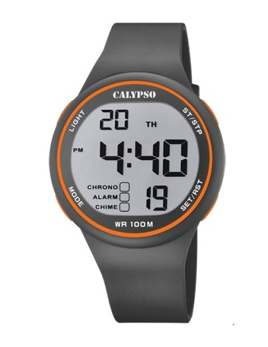 Reloj Calypso K5795/4 cab. digi. corr. esf. gris