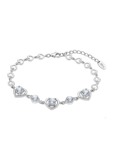 Pulsera Lotus Silver LP3092-2/1 sra. corazones