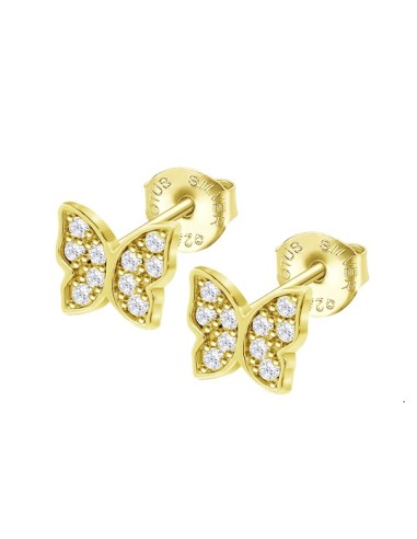 Pendientes Lotus Silver LP3051-4/2 sra. chapados