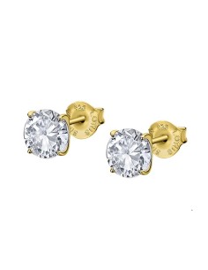 Pendientes Lotus Silver sra. LP2005-4/5 chap. dorados. cierre presion