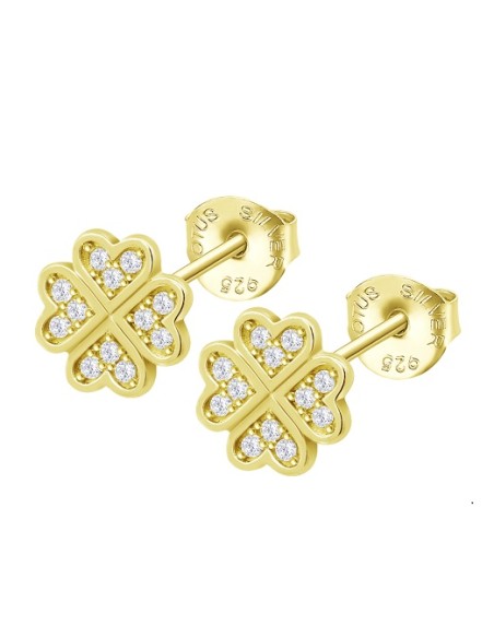 Pendientes Lotus Silver LP3052-4/2