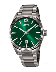 Reloj Lotus 18684/4 cab. ace. esf. verde