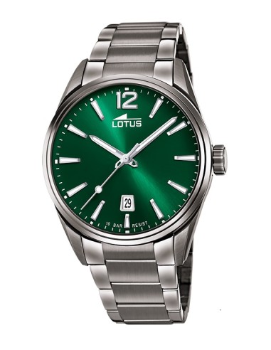 Reloj Lotus 18684/4 cab. ace. esf. verde