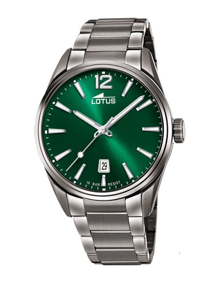 Reloj Lotus 18684/4 cab. ace. esf. verde