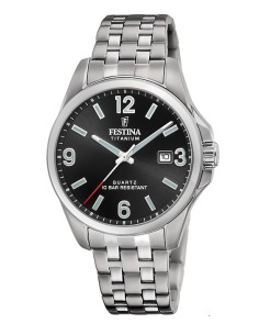 Reloj Festina F20696/3 cab. tit. esf. negra