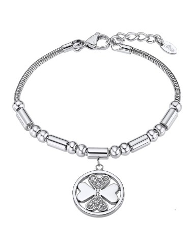 Pulsera Lotus Style LS2467-2/1 sra. acer. trebol