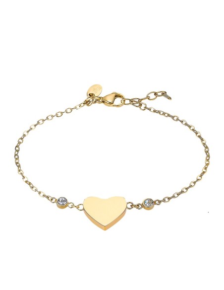 Pulsera Lotus Style LS2558-2/2 sra. acer. chapado corazon
