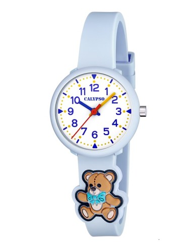 Reloj Calypso K5844/6 niña cor. esf. azlcl oso