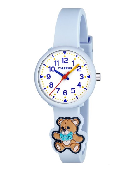 Reloj Calypso K5844/6 niña cor. esf. azlcl oso