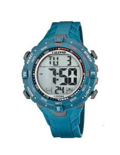 Reloj Calypso K5838/2 cab. dig. corr. esf. grisazul