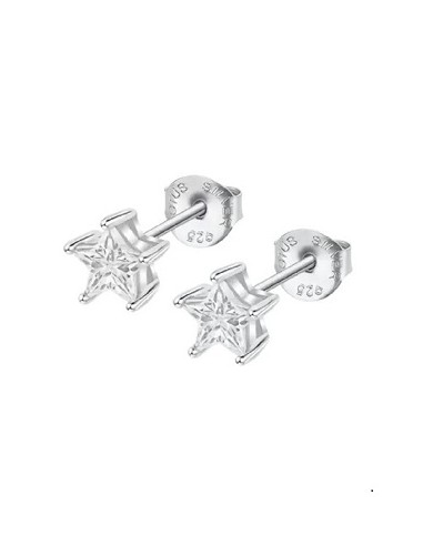 Pendientes Lotus Silver LP3834-4/1 estella cierre presion