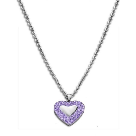 Collar Lotus Style LS1768-1/3 sra. acer. lila